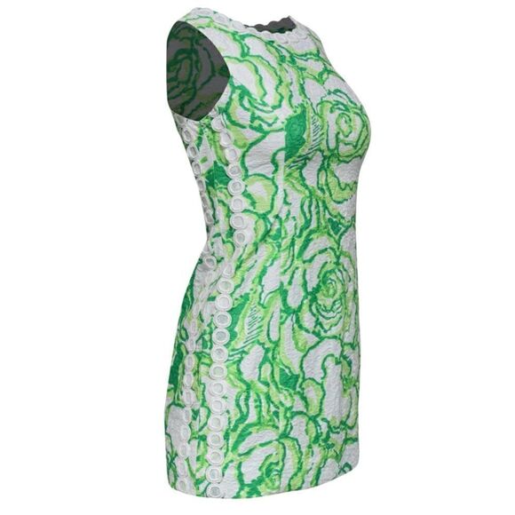 Lilly Pulitzer - Green & White
Textured Dress w/ Crochet Size 4 - Picture 2 of 6